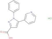 1-Phenyl-5-(pyridin-3-yl)-1H-pyrazole-3-carboxylic acid hydrochloride