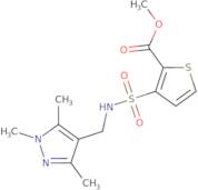 Methyl 3-[(1,3,5-trimethylpyrazol-4-yl)methylsulfamoyl]thiophene-2-carboxylate