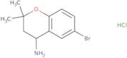 6-Bromo-2,2-dimethylchroman-4-amine hydrochloride