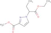Methyl 1-[1-(ethoxycarbonyl)propyl]-1H-pyrazole-3-carboxylate