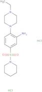 2-(4-Ethylpiperazin-1-yl)-5-(piperidine-1-sulfonyl)aniline dihydrochloride