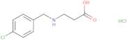 3-{[(4-Chlorophenyl)methyl]amino}propanoic acid hydrochloride