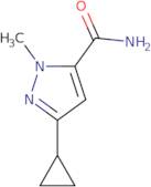 3-Cyclopropyl-1-methyl-1H-pyrazole-5-carboxamide