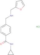 N-Cyclopropyl-4-{[(furan-2-ylmethyl)amino]methyl}benzamide hydrochloride