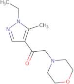 1-(1-Ethyl-5-methyl-1H-pyrazol-4-yl)-2-morpholin-4-ylethanone