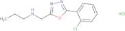 {[5-(2-Chlorophenyl)-1,3,4-oxadiazol-2-yl]methyl}(propyl)amine hydrochloride