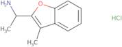 1-(3-Methyl-1-benzofuran-2-yl)ethan-1-amine hydrochloride