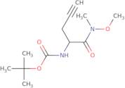 tert-Butyl [1-[methoxy(methyl)amino]-1-oxo-4-pentyn-2-yl]carbamate