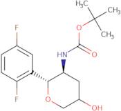 (5S,6R)-5-(Boc-amino)-6-(2,5-difluorophenyl)-3-hydroxytetrahydropyran