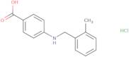 4-{[(2-Methylphenyl)methyl]amino}benzoic acid hydrochloride