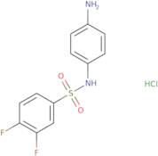 N-(4-Aminophenyl)-3,4-difluorobenzene-1-sulfonamide hydrochloride