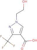 1-(2-Hydroxyethyl)-3-(trifluoromethyl)-1H-pyrazole-4-carboxylic acid