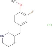 3-(3-Fluoro-4-methoxy-benzyl)-piperidine hydrochloride