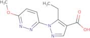 5-Ethyl-1-(6-methoxypyridazin-3-yl)-1H-pyrazole-4-carboxylic acid