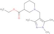 Ethyl 1-[(1,3,5-trimethyl-1H-pyrazol-4-yl)methyl]piperidine-3-carboxylate