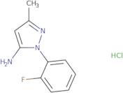 1-(2-Fluorophenyl)-3-methyl-1H-pyrazol-5-amine hydrochloride