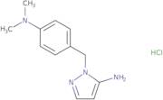 1-{[4-(Dimethylamino)phenyl]methyl}-1H-pyrazol-5-amine hydrochloride