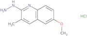 2-Hydrazino-6-methoxy-3-methylquinoline hydrochloride