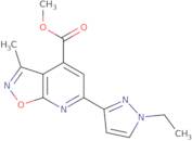 Methyl 6-(1-ethyl-1H-pyrazol-3-yl)-3-methylisoxazolo[5,4-b]pyridine-4-carboxylate