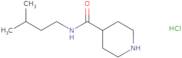 N-(3-Methylbutyl)piperidine-4-carboxamide hydrochloride