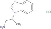 2-(2,3-Dihydro-1H-indol-1-yl)propan-1-amine hydrochloride