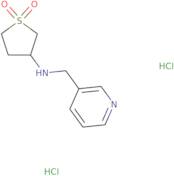 3-{[(Pyridin-3-yl)methyl]amino}-1lambda6-thiolane-1,1-dione dihydrochloride