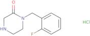 1-(2-Fluorobenzyl)-2-piperazinone hydrochloride
