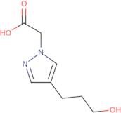 2-[4-(3-Hydroxypropyl)-1H-pyrazol-1-yl]acetic acid