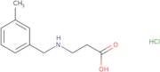 3-{[(3-Methylphenyl)methyl]amino}propanoic acid hydrochloride