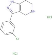 3-(3-Chlorophenyl)-4,5,6,7-tetrahydro-2H-pyrazolo[4,3-c]pyridine dihydrochloride