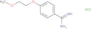 4-(2-Methoxyethoxy)benzene-1-carboximidamide hydrochloride