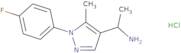 1-[1-(4-Fluorophenyl)-5-methyl-1H-pyrazol-4-yl]ethan-1-amine hydrochloride