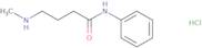 4-(Methylamino)-N-phenylbutanamide hydrochloride