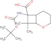 7-{[(tert-Butoxy)carbonyl]amino}-8,8-dimethyl-2-oxabicyclo[4.2.0]octane-7-carboxylic acid