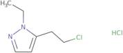 5-(2-Chloroethyl)-1-ethyl-1H-pyrazole hydrochloride