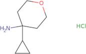 4-Cyclopropyloxan-4-amine hydrochloride