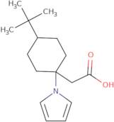 2-[4-tert-Butyl-1-(1H-pyrrol-1-yl)cyclohexyl]acetic acid