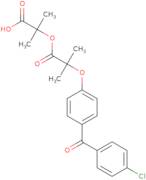 Fenofibric acid 1-carboxyl-1-methylethyl ester