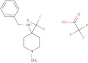 N-Benzyl-1-methyl-4-(trifluoromethyl)piperidin-4-amine, trifluoroacetic acid