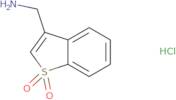 (1,1-Dioxo-1-benzothiophen-3-yl)methanamine hydrochloride