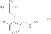 1-{2-Bromo-6-[(methylamino)methyl]phenoxy}-2-methylpropan-2-ol hydrochloride