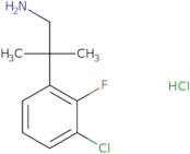 2-(3-Chloro-2-fluorophenyl)-2-methylpropan-1-amine hydrochloride