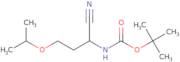 tert-Butyl N-[1-cyano-3-(propan-2-yloxy)propyl]carbamate