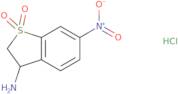 6-Nitro-1,1-dioxo-2,3-dihydro-1-benzothiophen-3-amine hydrochloride