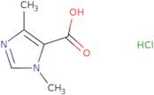 1,4-dimethyl-1H-imidazole-5-carboxylic acid hydrochloride