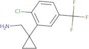 {1-[2-Chloro-5-(trifluoromethyl)phenyl]cyclopropyl}methanamine