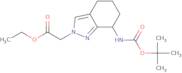Ethyl 2-(7-{[(tert-butoxy)carbonyl]amino}-4,5,6,7-tetrahydro-2H-indazol-2-yl)acetate