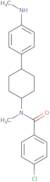 4-Chloro-N-methyl-N-[4-[4-(methylamino)phenyl]cyclohexyl]benzamide