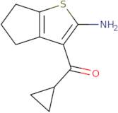 3-Cyclopropanecarbonyl-4H,5H,6H-cyclopenta[b]thiophen-2-amine
