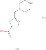 5-(Piperazin-1-ylmethyl)thiophene-2-carboxylic acid dihydrochloride